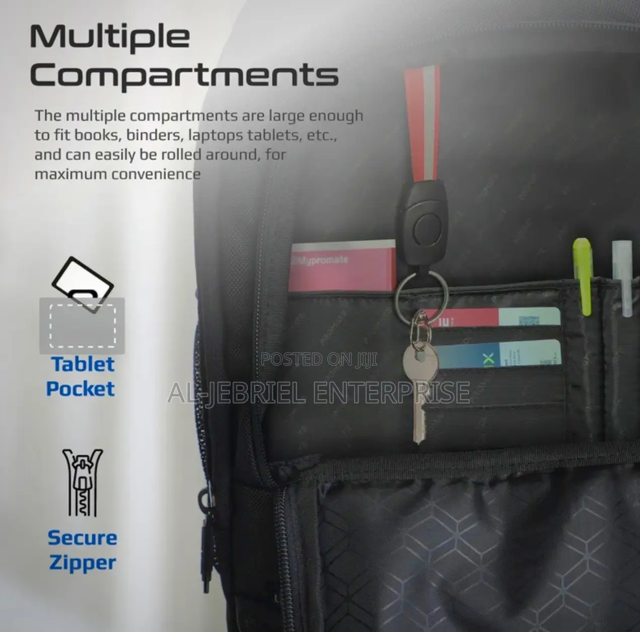 Promate Trolley Backpack