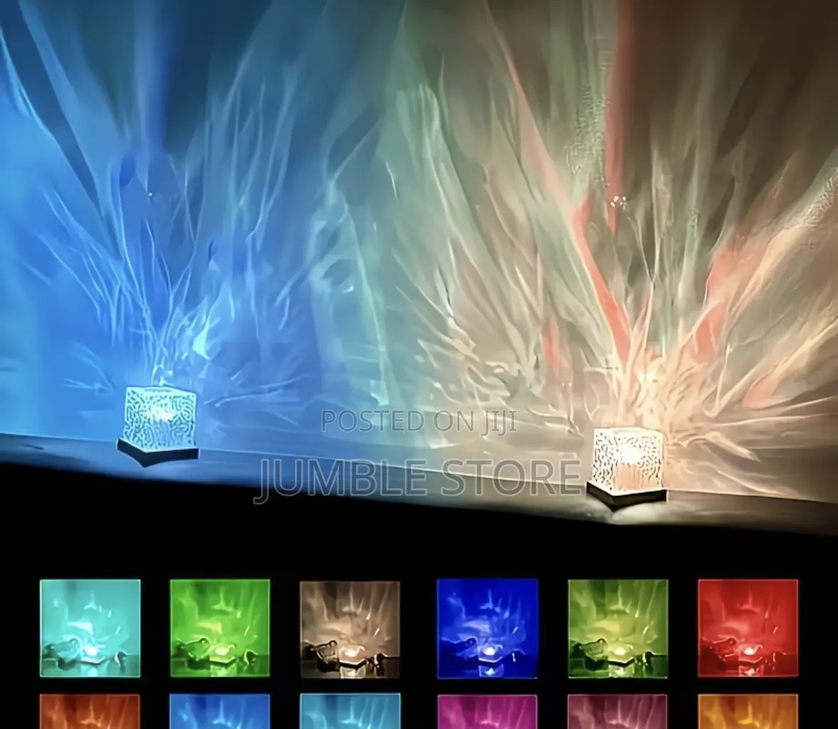 Ocean Wave Cube Lamp