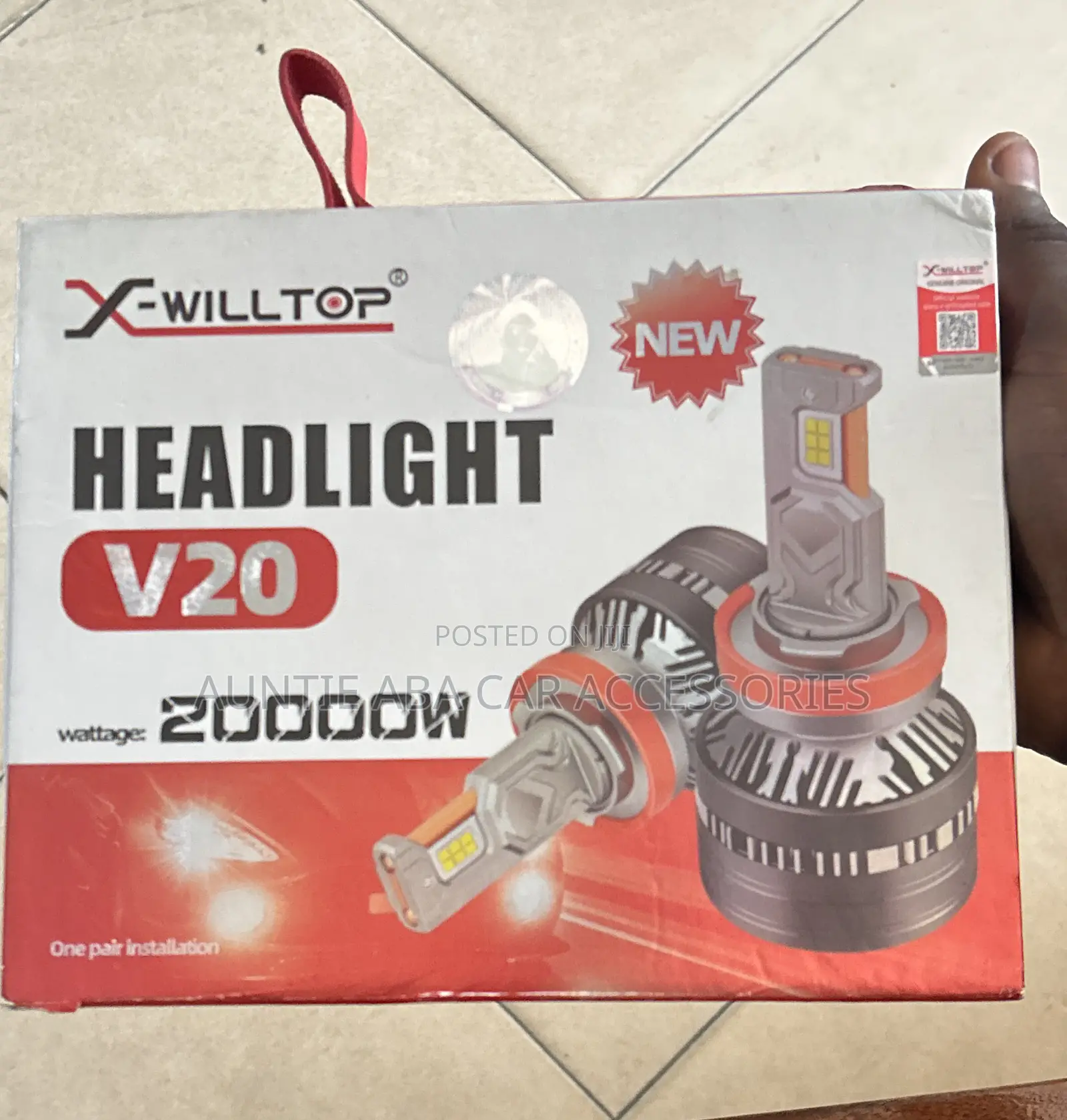 Led Headlight Bulb. 20000 Watts