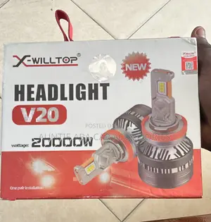 Led Headlight Bulb. 20000 Watts