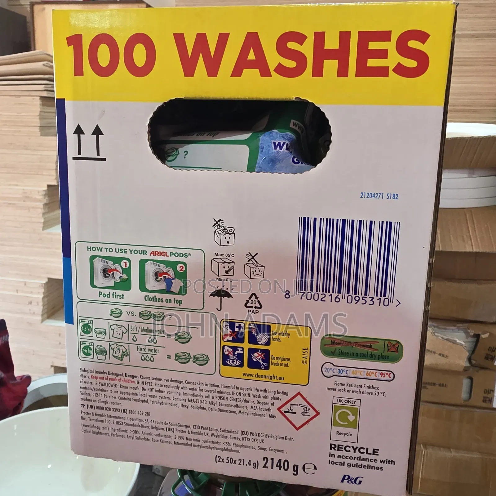 Ariel Platinum Pods + Febreze 100 Washes | P G Eu