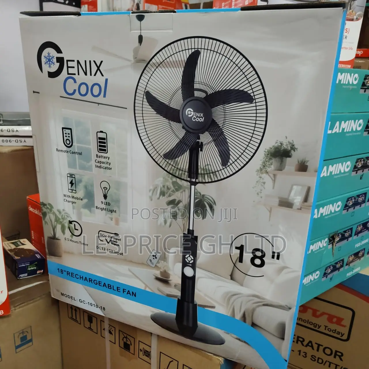 Enjoy the Cool Breeze With Our Matchless Rechargeable Fan From Genix