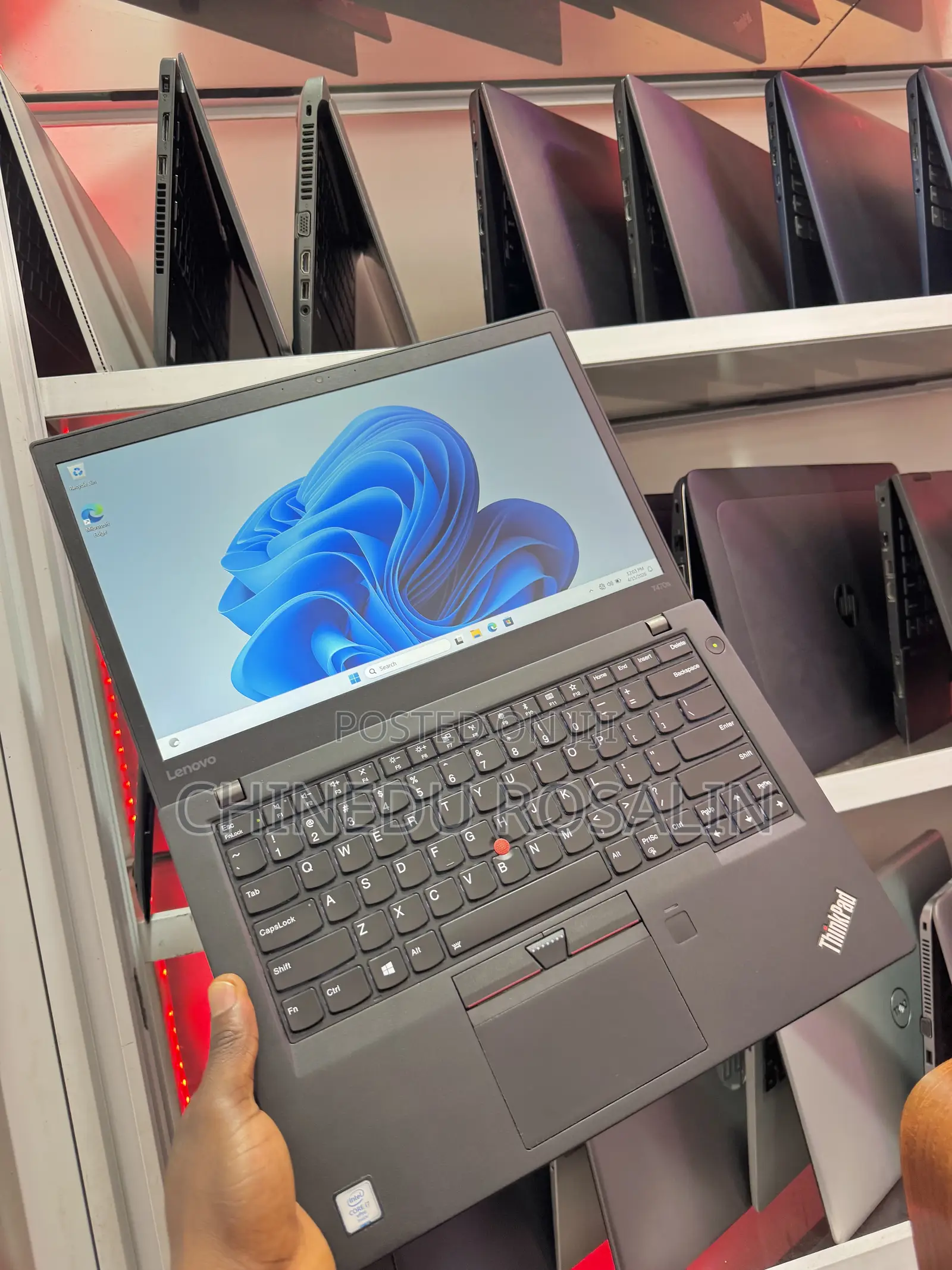 Laptop Lenovo ThinkPad T470s 12GB Intel Core i7 SSD 256GB