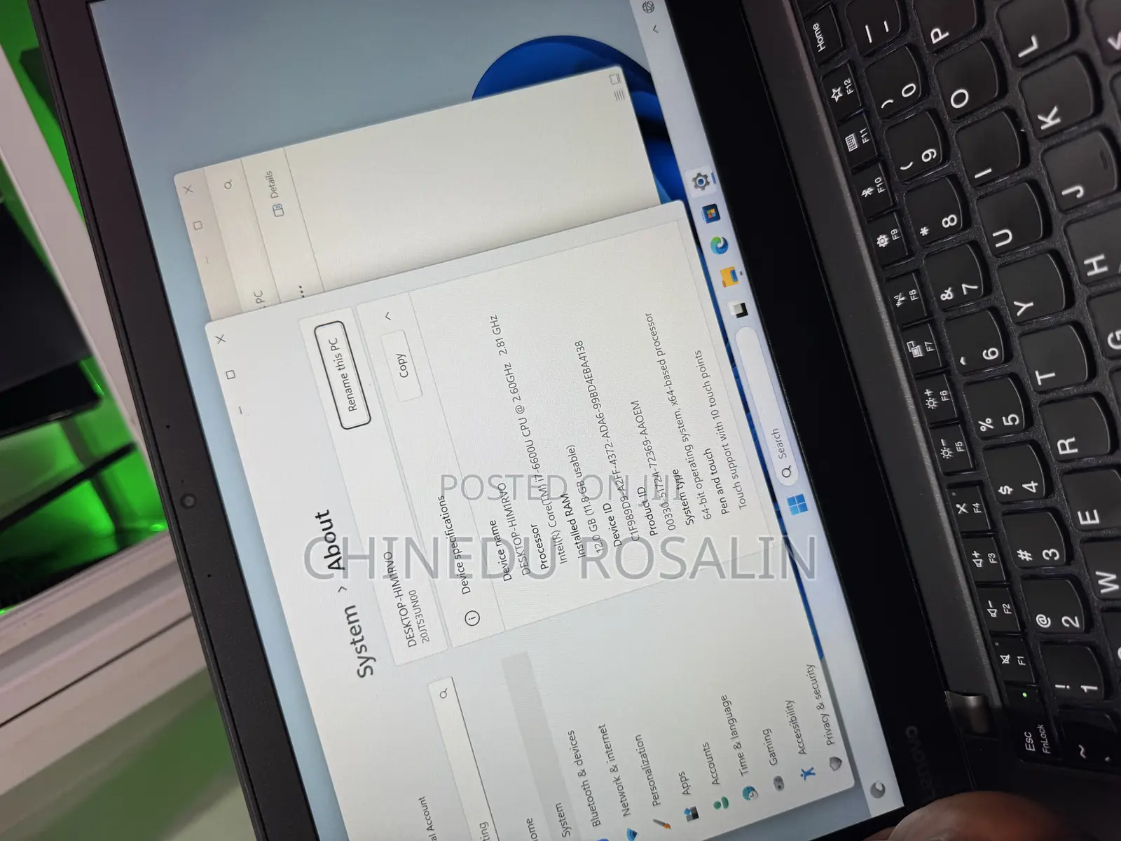 Laptop Lenovo ThinkPad T470s 12GB Intel Core i7 SSD 256GB