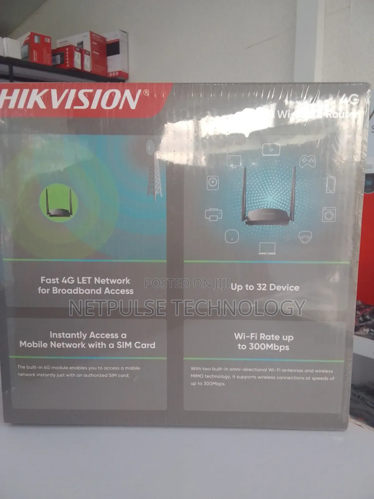 Hikvision N300 4g Wireless Router