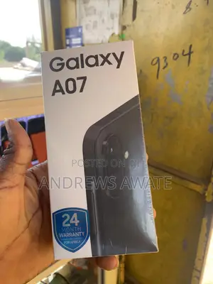 New Samsung Galaxy A07 4G 64 GB Black