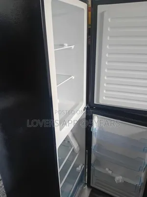 Black 243l Stylish Premium Double Door Refrigerator.