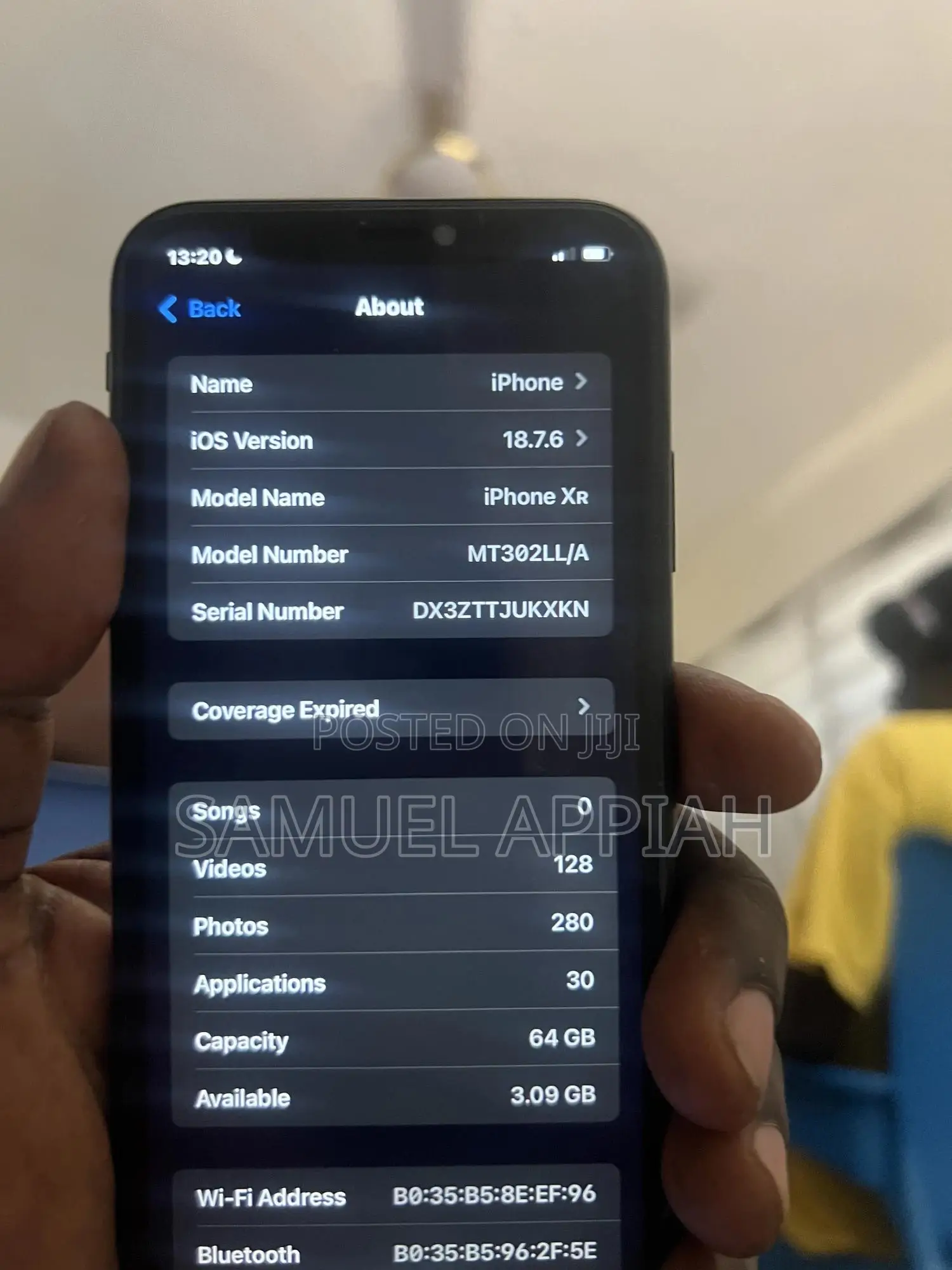 Apple iPhone XR 64 GB Black