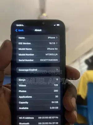 Apple iPhone XR 64 GB Black
