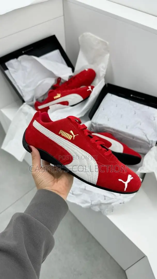 Puma Speedcat Og in Red and White