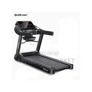 Electric Foldable Treadmill Pack With Massage Machine - Black