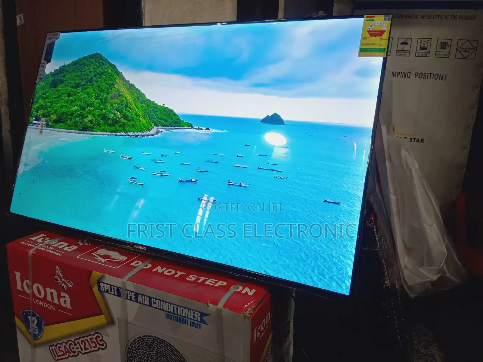 Asano 50 Smart Tv Vivid Colors, Tv That Glows Daily