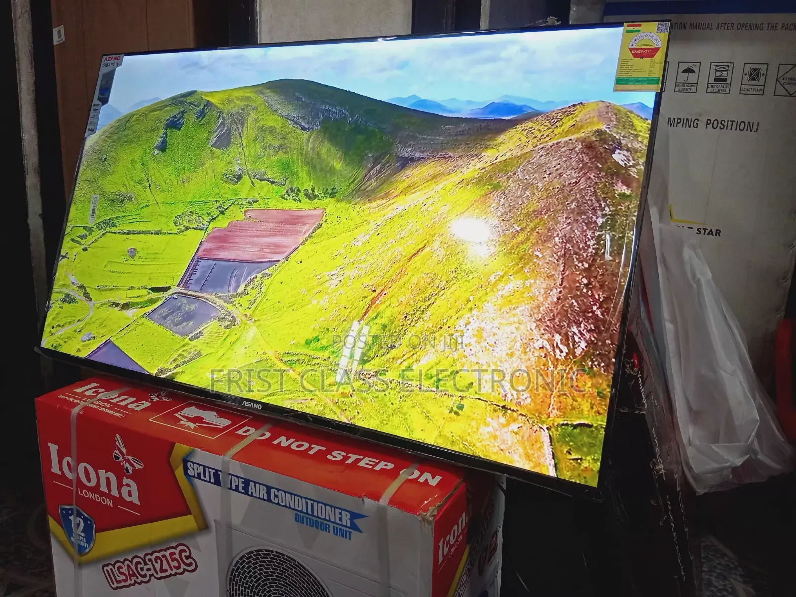Asano 50 Smart Tv Vivid Colors, Tv That Glows Daily