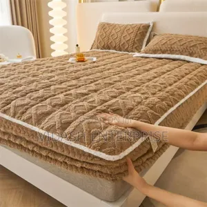 "Sleep in Full Velvet Comfort With Taffeta Velvet 3-Piece Fitted Set