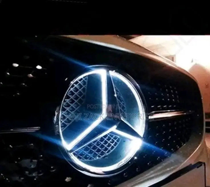Benz Logo Crown With Light
