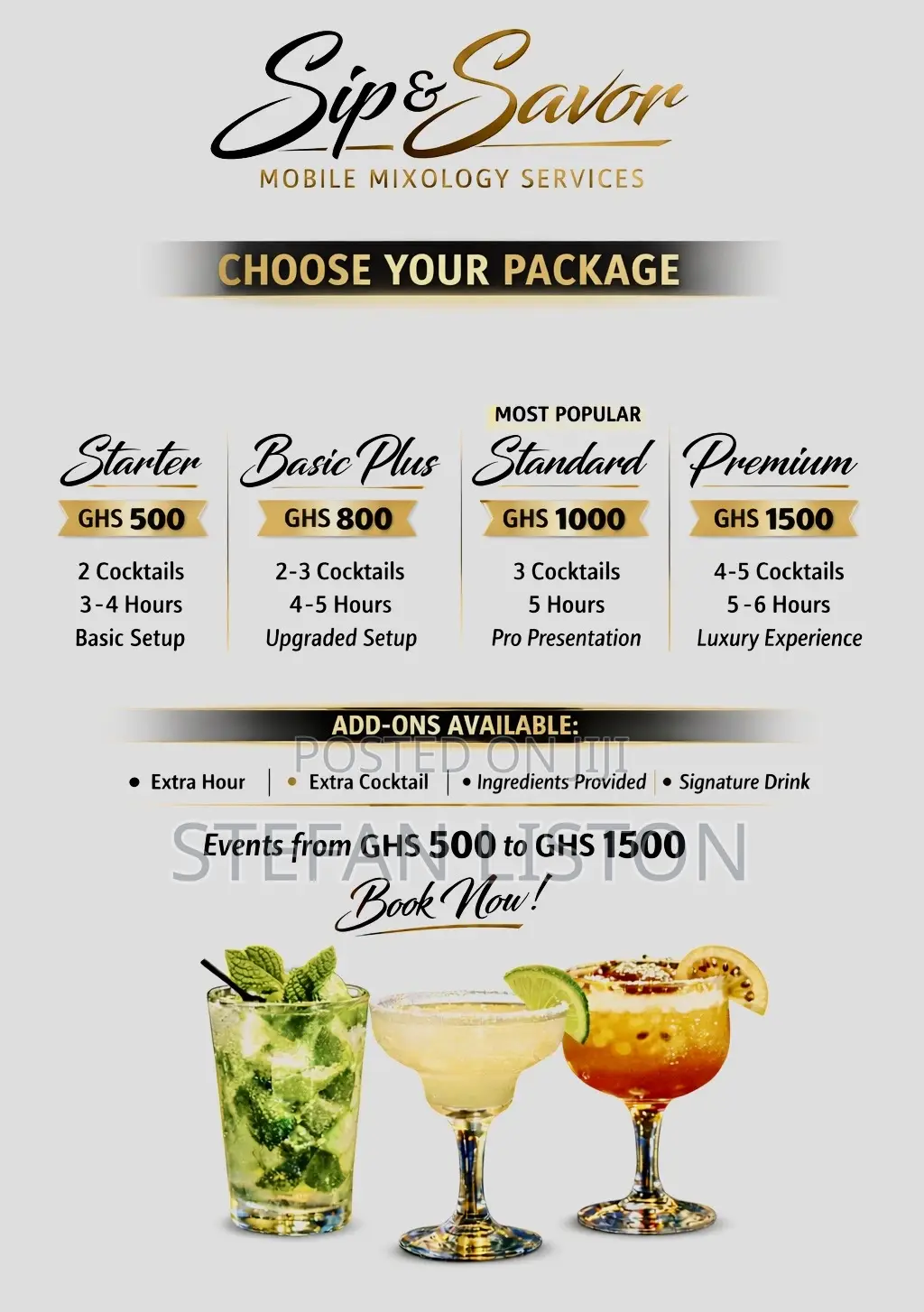 Sip and Savor Mobile Mixology