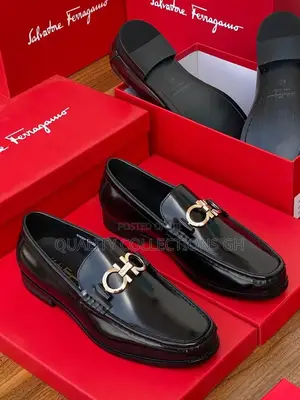 Black Leather Salvatore Ferragamo