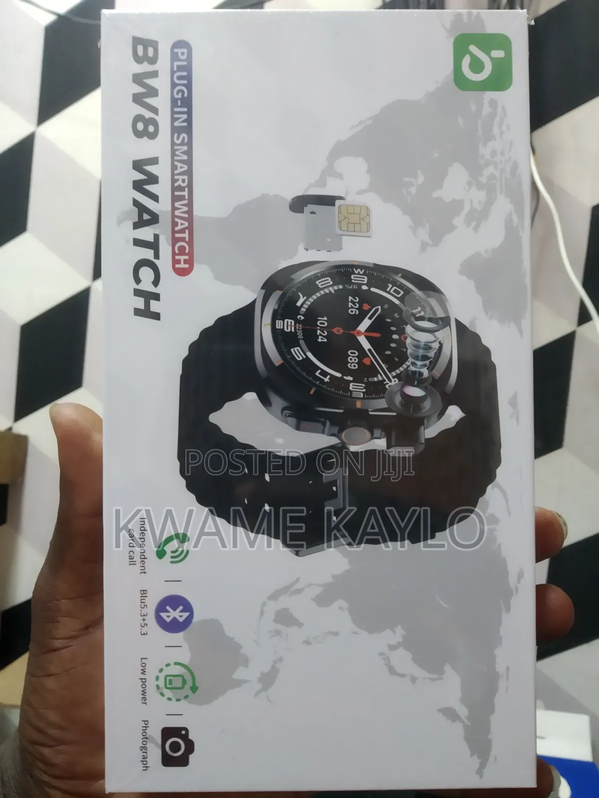 Bw8 Camera Smart Watch