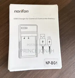 Norifon Np-Bg1 Usb Charger Sony Cyber-Shot DSC Camera H50 Hx30 W300