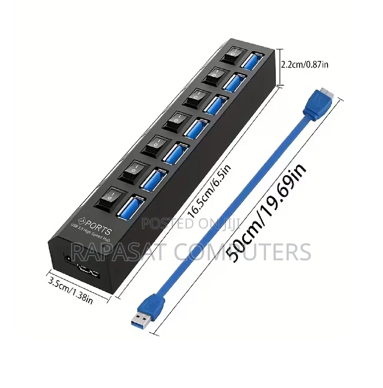 7 Port Usb 3.0 High Speed Hub