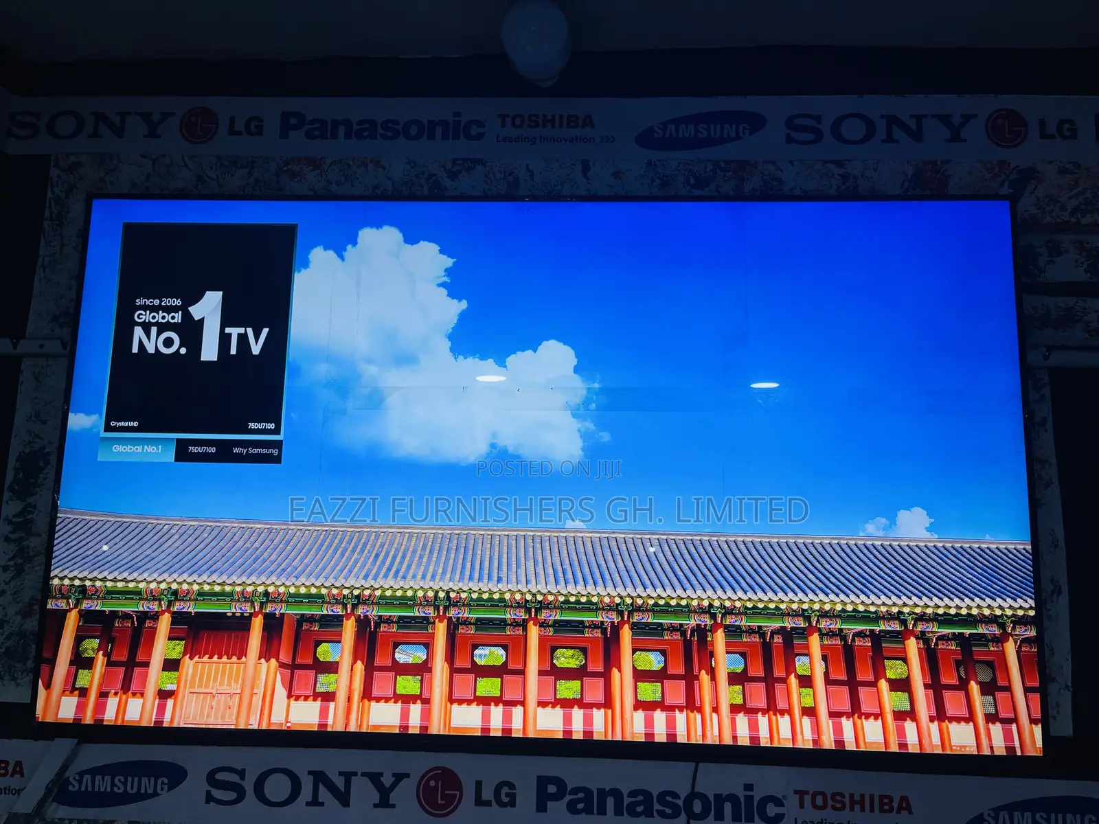 2024 Samsung 75 Inche Smart Crystal Uhd Smart Hdr+ 75du7100 Game TV