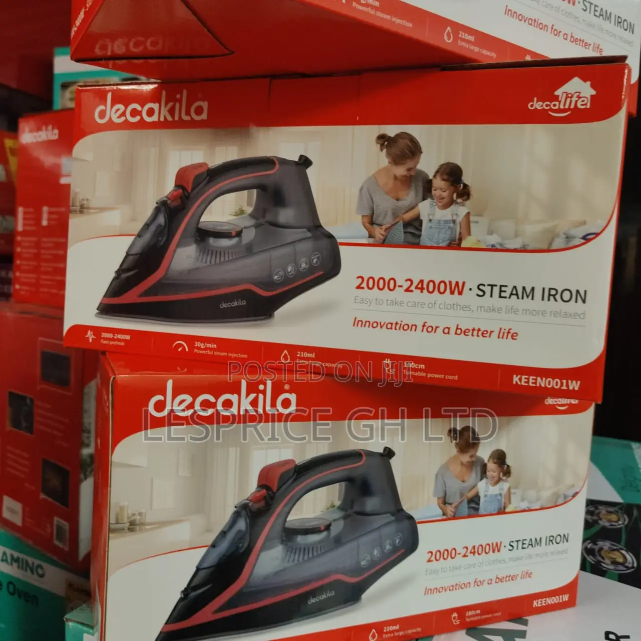 Decakila's Most Efficient Steam Iron On The Market