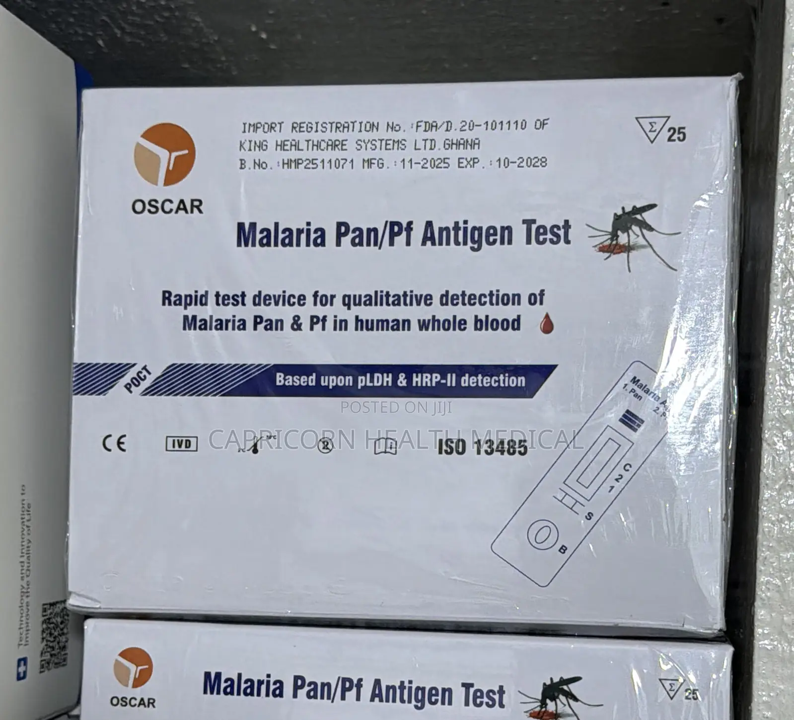 Malaria RDT Kit 25 PCS