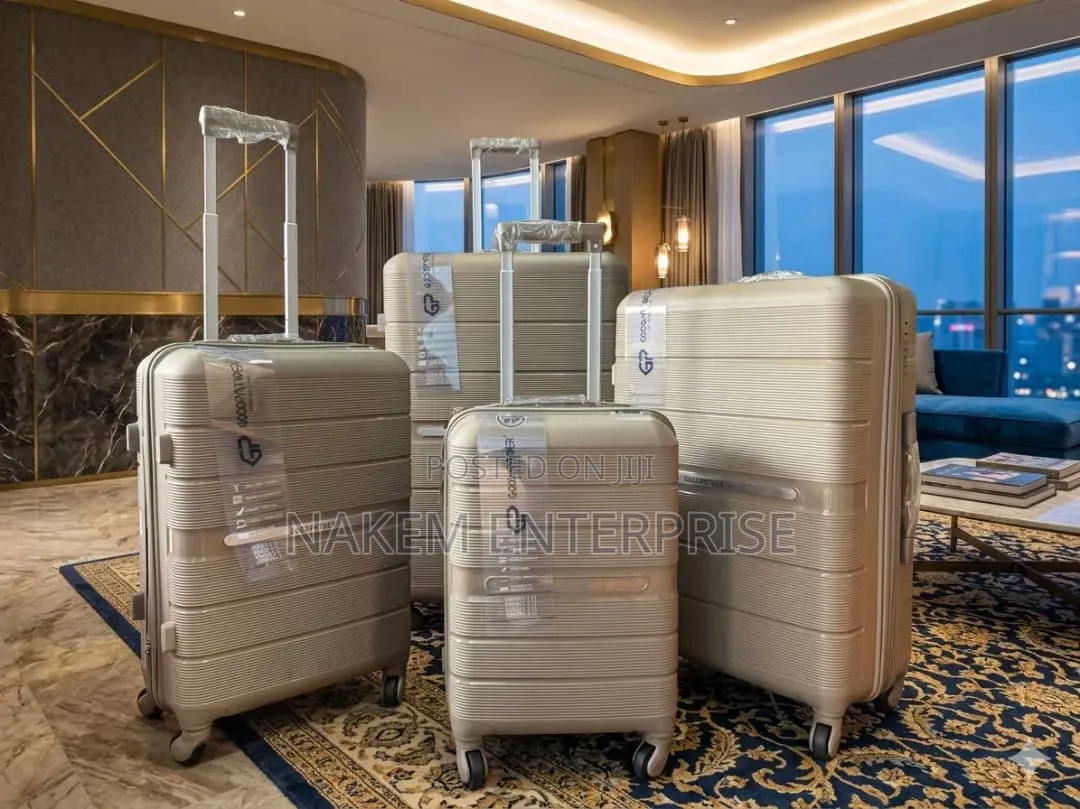 4pcs Anticrack Trolley Travelling Luggage With 360 Wheel Spinners