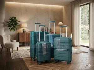 4pcs Anticrack Trolley Travelling Luggage With 360 Wheel Spinners