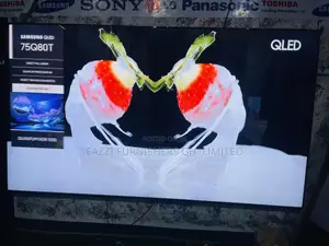 120 Hz Samsung 75 Inches Qled 75q80t Uhd Hdr10, Hdr10+, Air Slim Tv