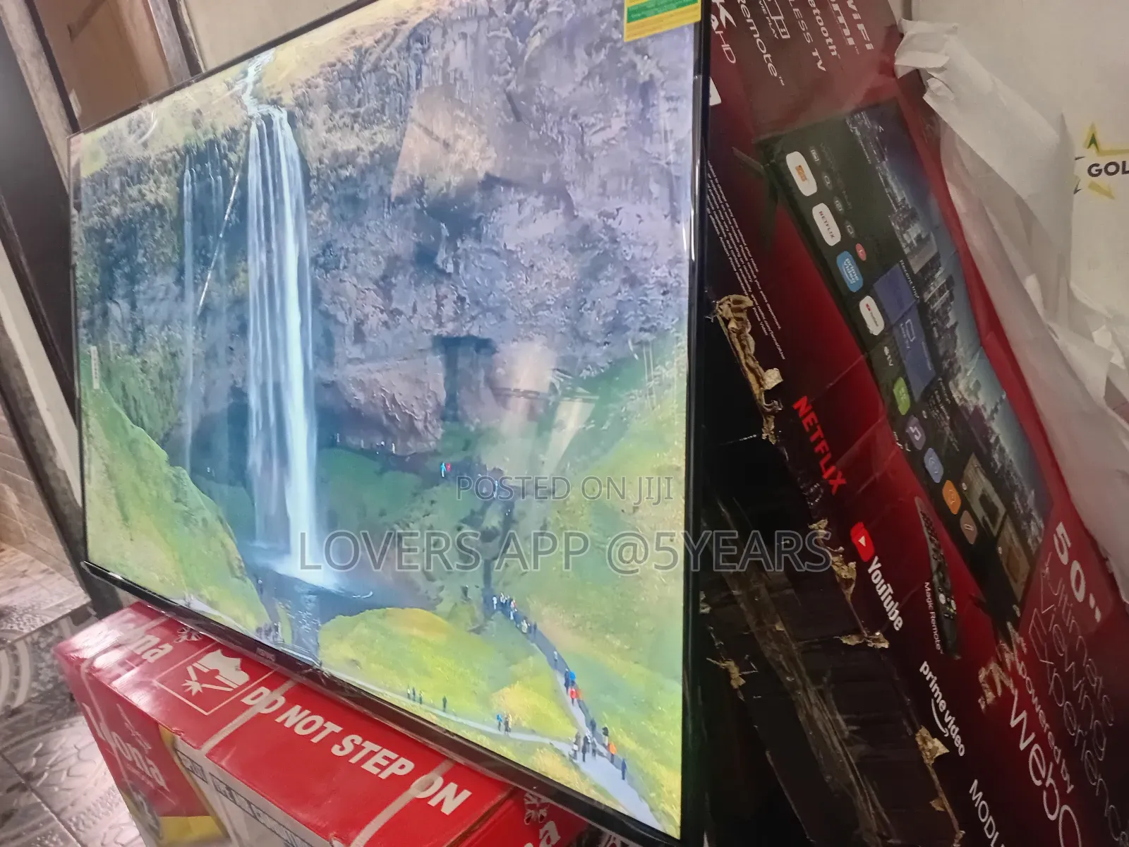 50" Smart Led Television Offering Uhd Visuals and Android Tv .