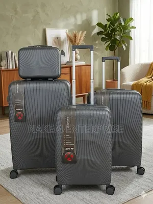 Pp 4in1 Trolley Luggage With Tsa Locks and a Cosmetic Bag