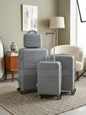 Pp 4in1 Trolley Luggage With Tsa Locks and a Cosmetic Bag