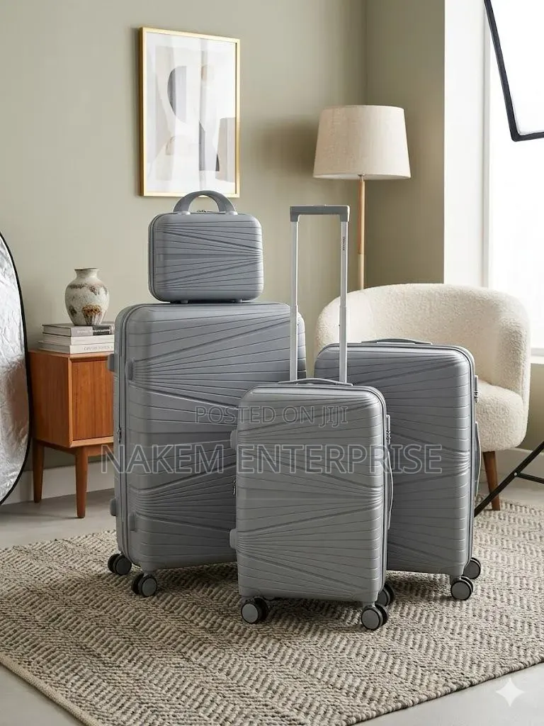 Pp 4in1 Trolley Luggage With Tsa Locks and a Cosmetic Bag