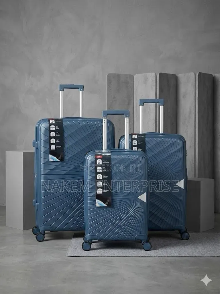 Pp 4in1 Trolley Luggage With Tsa Locks and a Cosmetic Bag
