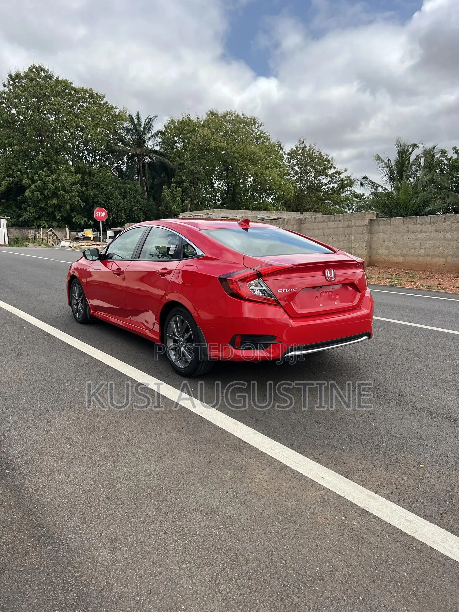 Honda Civic EX-L Sedan 2019 Red