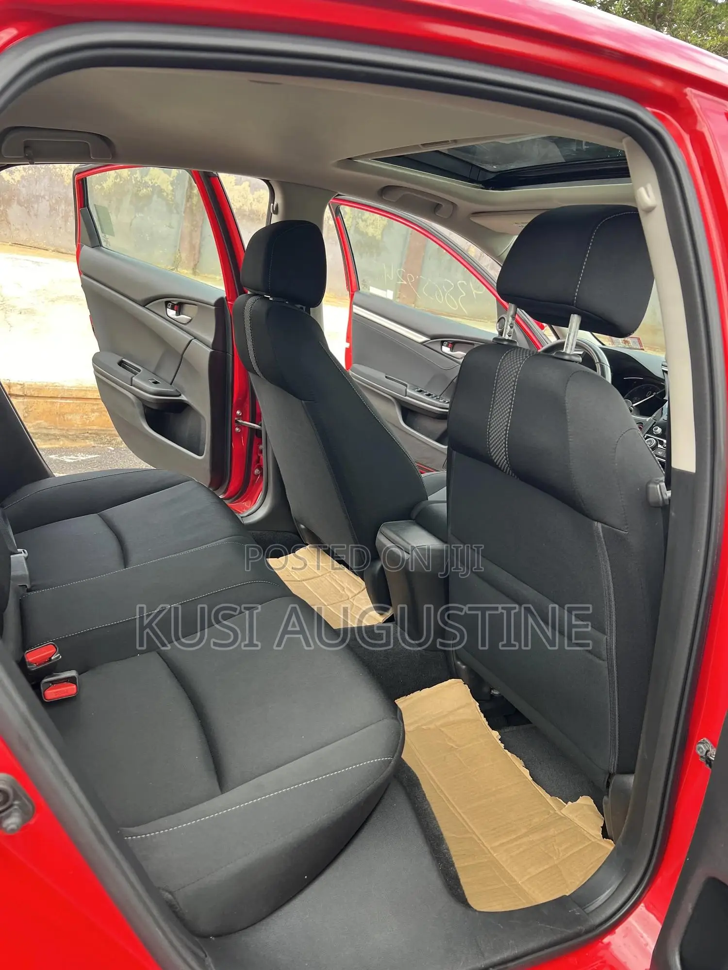 Honda Civic EX-L Sedan 2019 Red