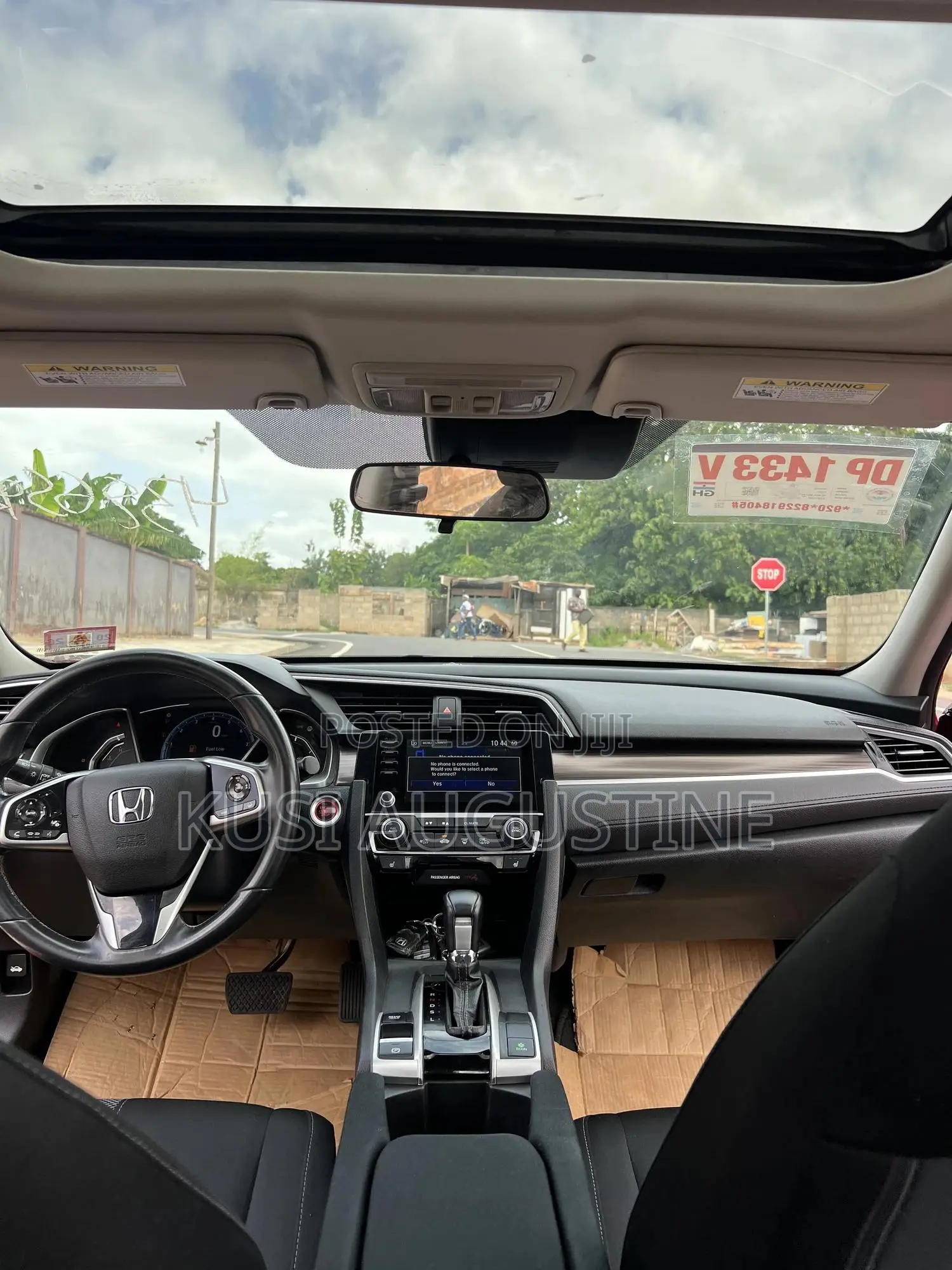Honda Civic EX-L Sedan 2019 Red