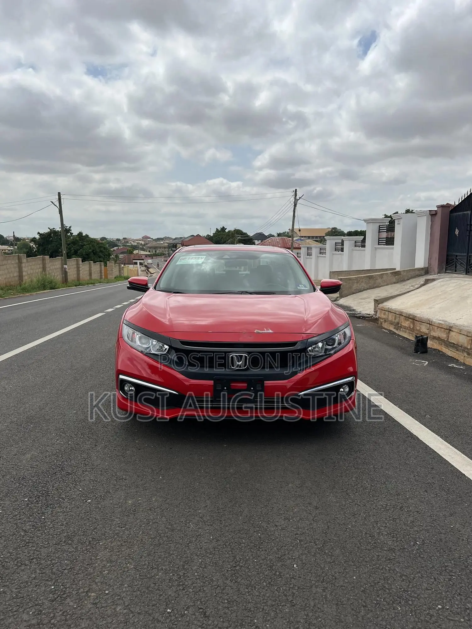Honda Civic EX-L Sedan 2019 Red