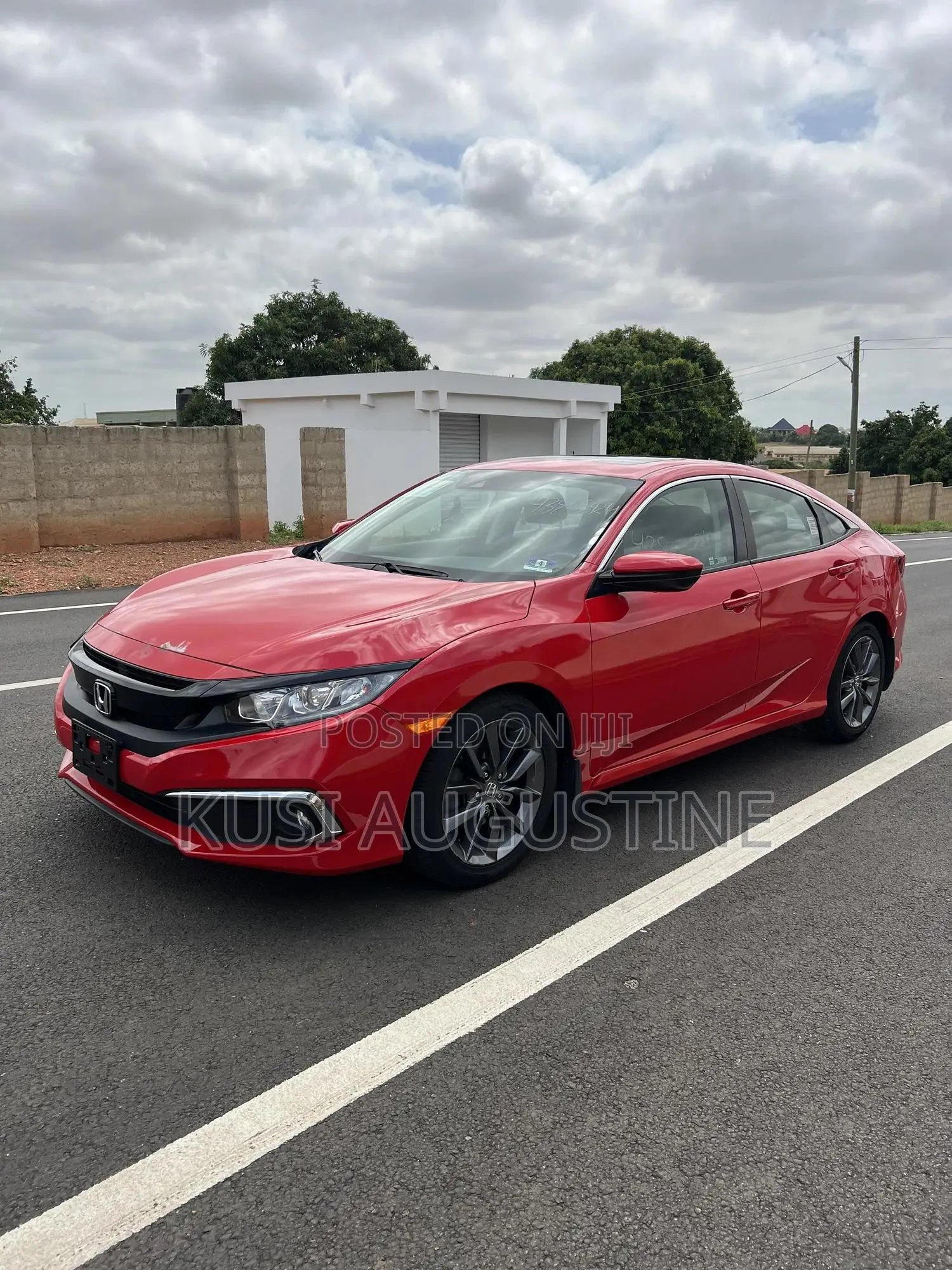 Honda Civic EX-L Sedan 2019 Red