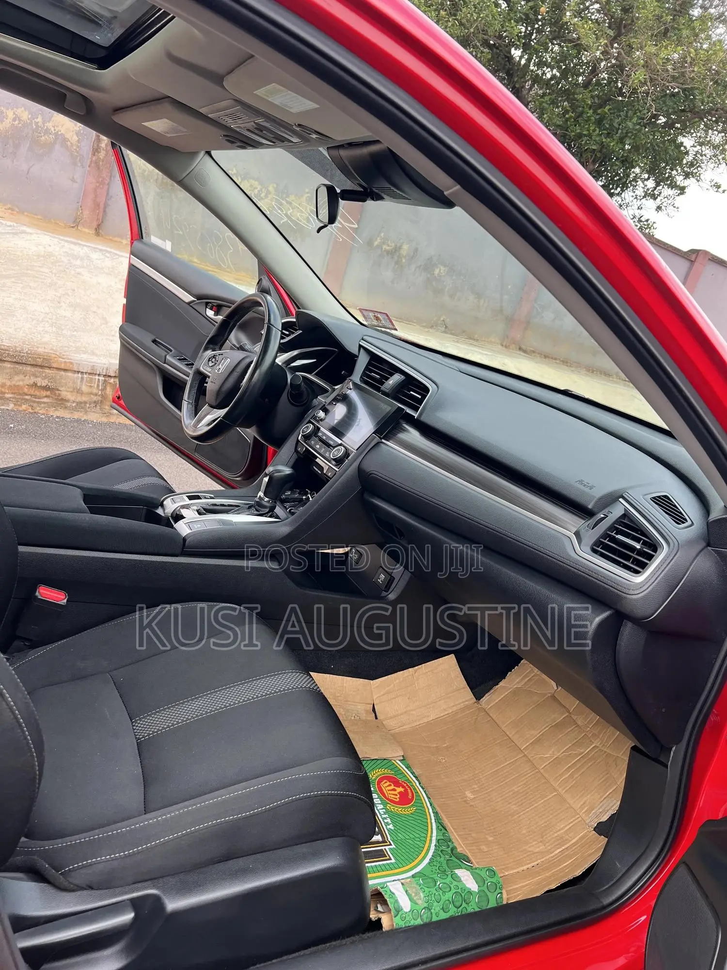 Honda Civic EX-L Sedan 2019 Red