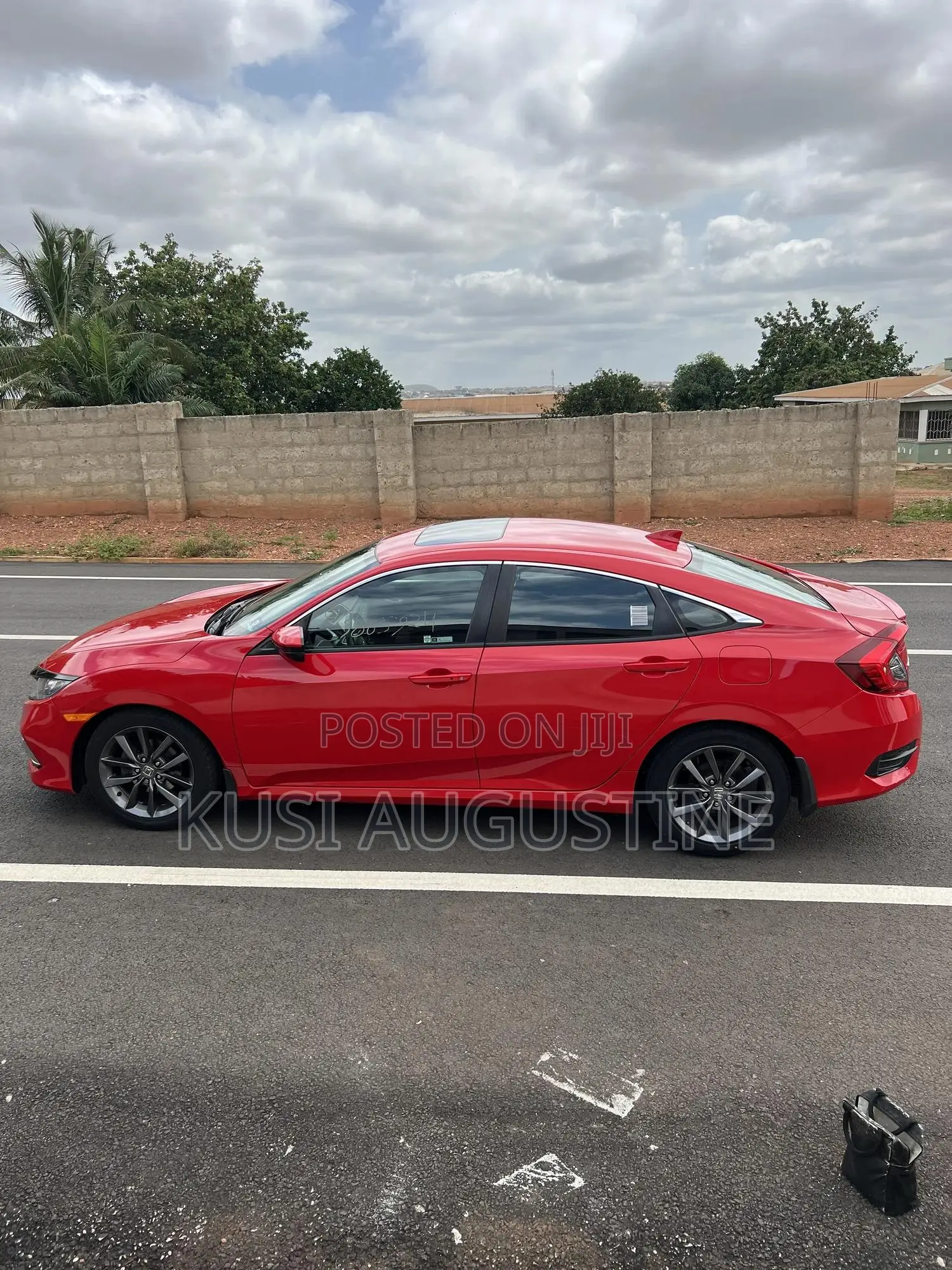 Honda Civic EX-L Sedan 2019 Red