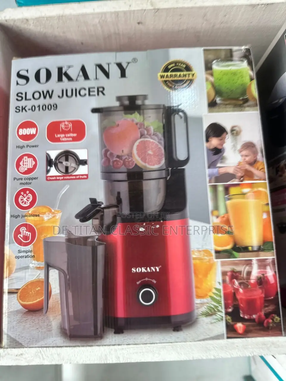 Extra Large Quality Sokany Slow Juicer