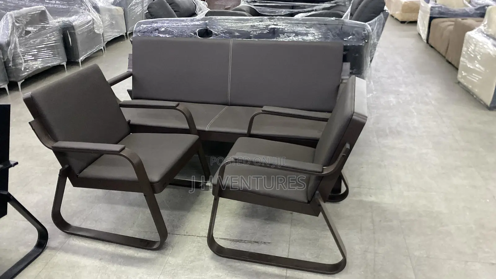 Orange Office Sofa