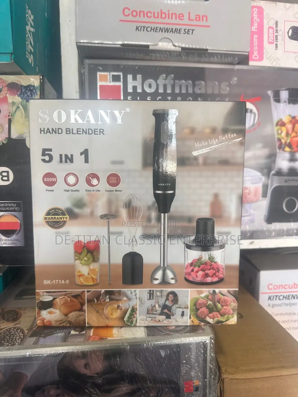 Quality Sokany 5in1 Hand Blender