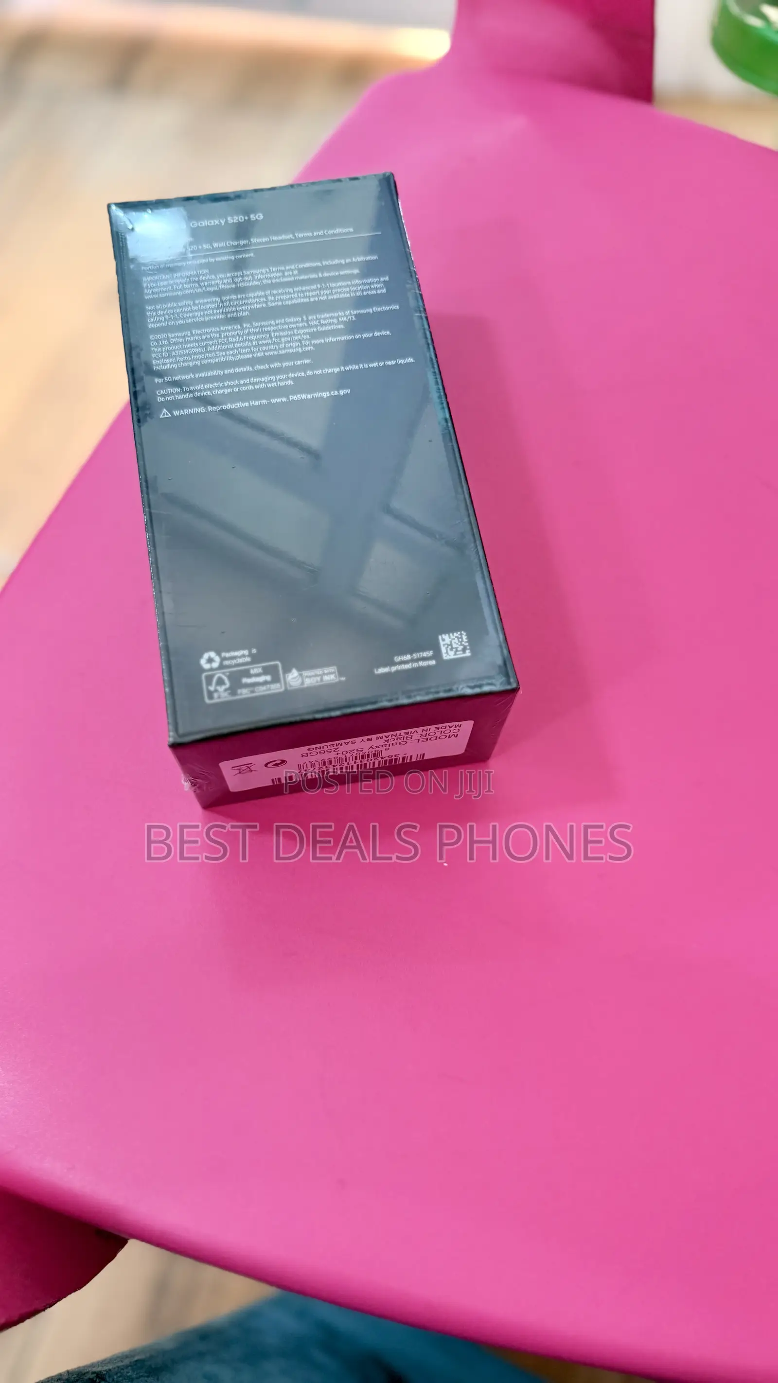 New Samsung Galaxy S20+ 5G 256 GB Rose Gold