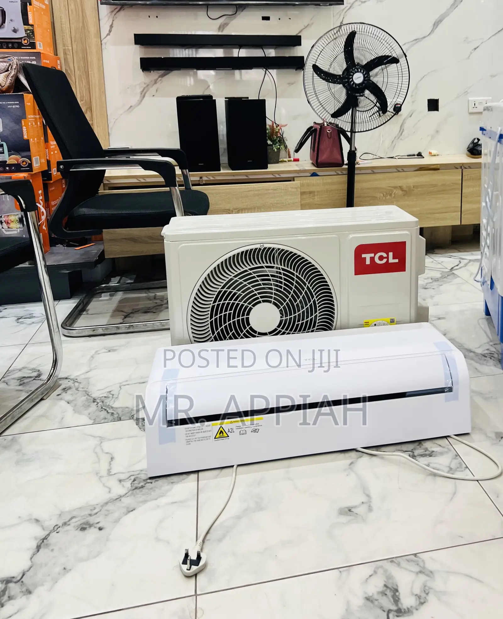 Choose Authentic TCL 1.5hp Split 3 Star Air Conditioner(White).