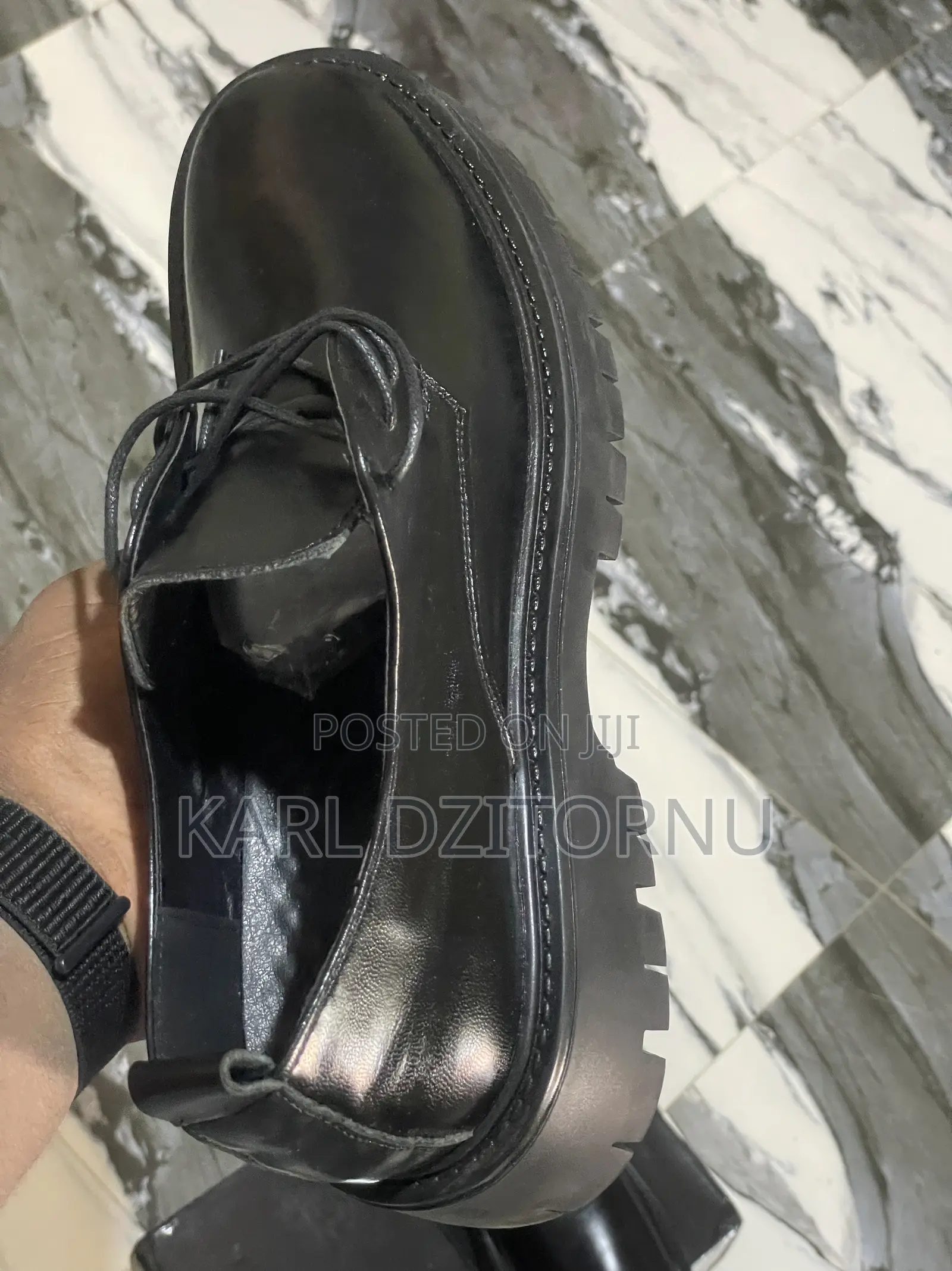 Black Chunky Shoe