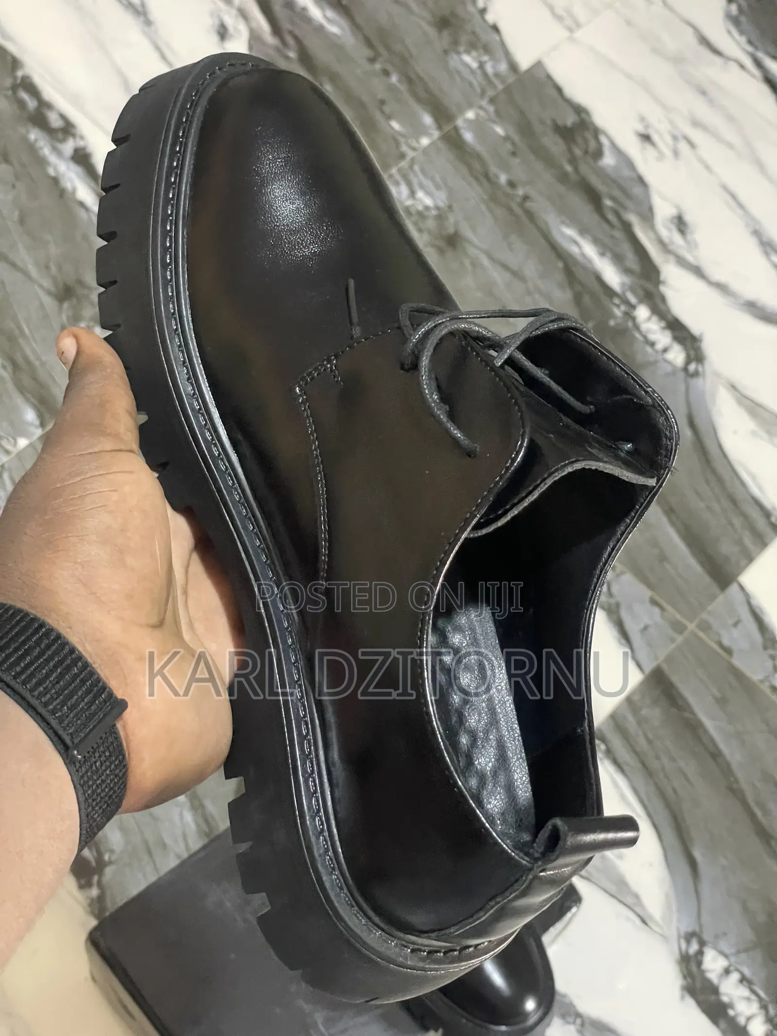 Black Chunky Shoe