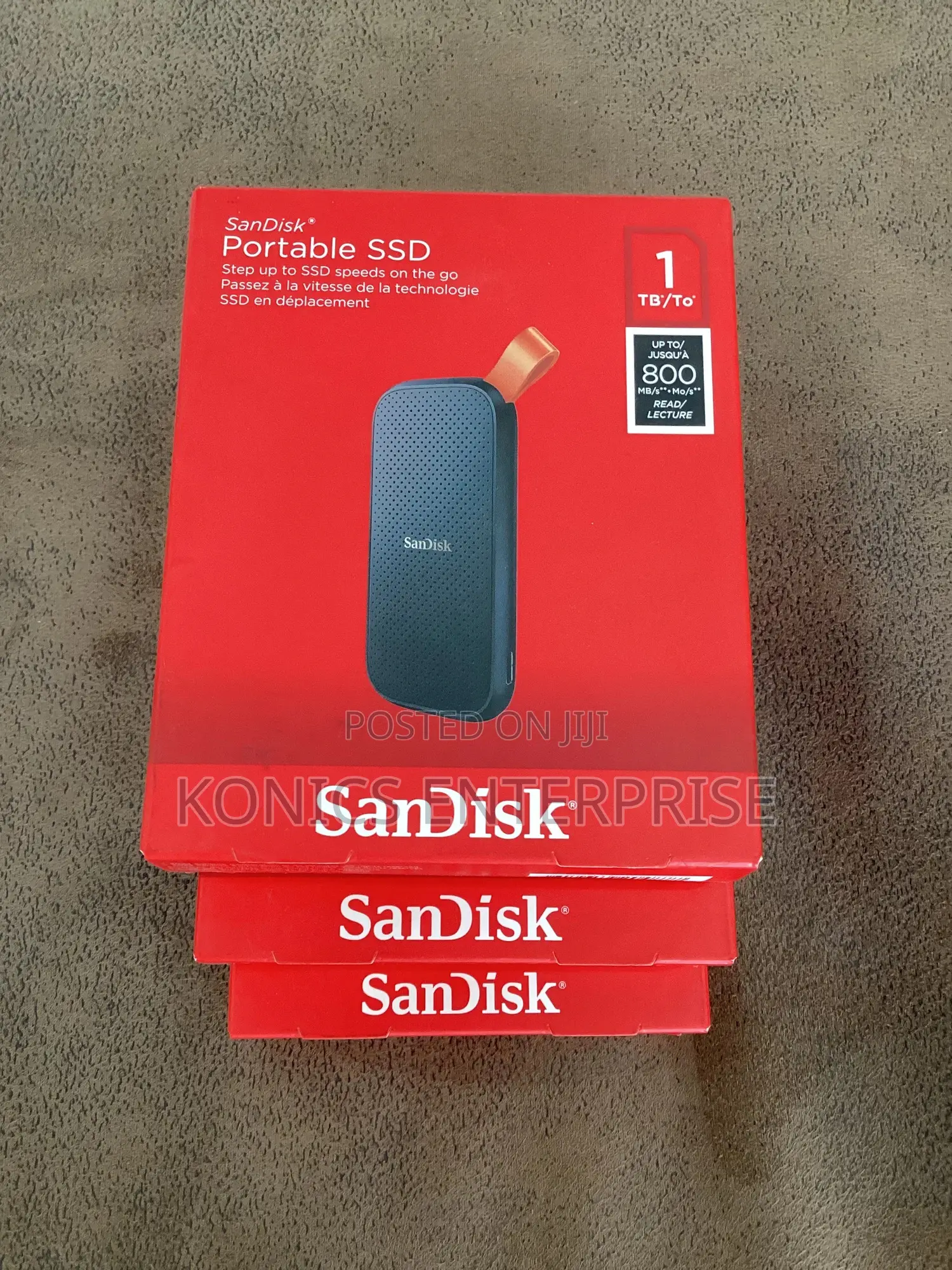 Sandisk 1tb Portable SSD External Up to 800mb/S